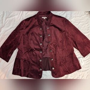 Roz & Ali Burgundy Blazer